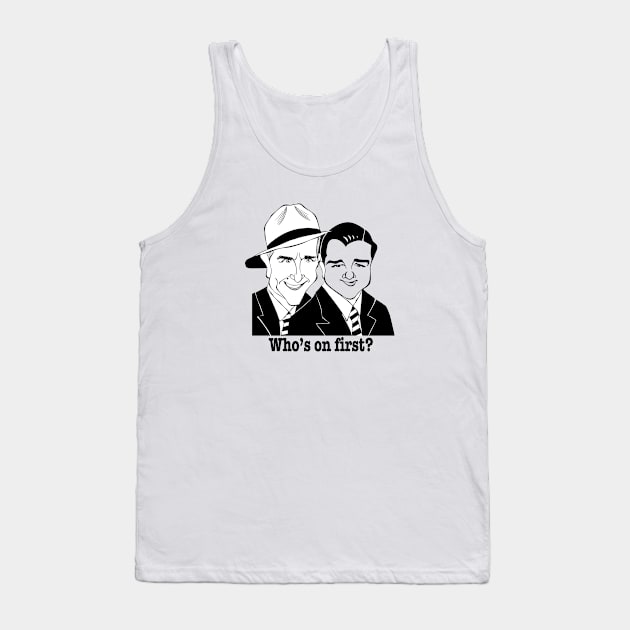 CLASSIC COMEDY HOLLYWOOD DUO Tank Top by cartoonistguy